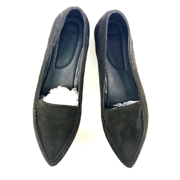 JustFab NEW! Campbell, Black Faux-suede, Slip On Loafer Women's Size 7M - Picture 8 of 13